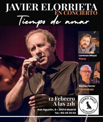 Concierto de jazz en francés con Javier Elorrieta Trío en Madrid