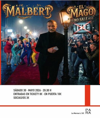 MAGO MALBERT: El Mago que no sale en la tele en Santa Cruz de Tenerife