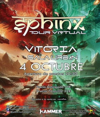 SPHINX. Gira Virtual 2025. Vitoria. en Araba/Álava