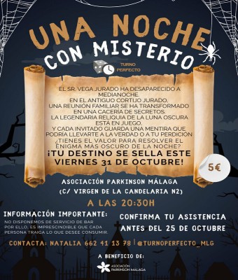  Turno Perfecto: Edición Especial Halloween  en Málaga