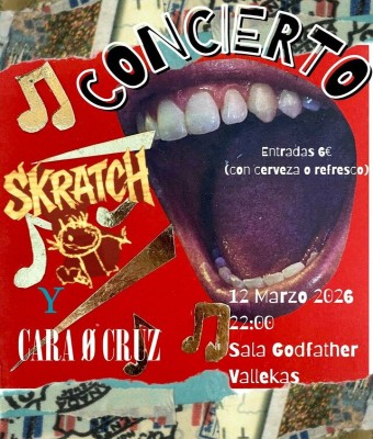 Concierto Skratch+Cara o Cruz Sala Godfather en Madrid