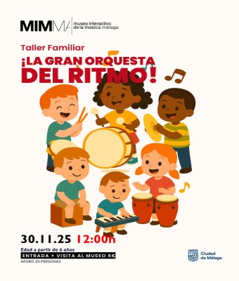 Taller familiar, ¡La gran orquesta del ritmo! en Málaga