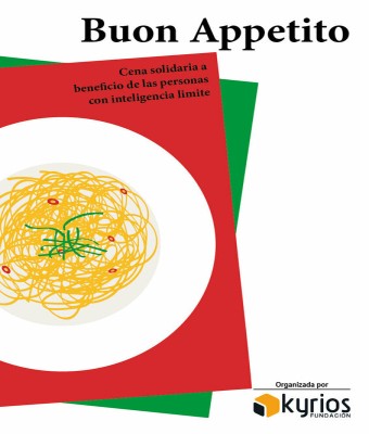 Buon Appetito - Cena benéfica Kyrios en Madrid