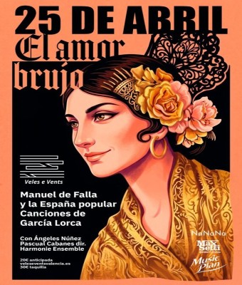 EL AMOR BRUJO Manuel de Falla y la España popular Música y Gastronomía con canciones de García Lorca en Valencia