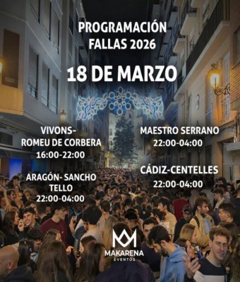 LA CREMA DE LES FALLES (falla maestro serrano) en Valencia