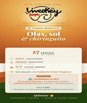 Olas, sol & chiringuito: LiveOkey & Soñar Despierto en Madrid