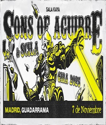 Sons Of Aguirre y Scila en  Sala Kaya Guadarrama (Madrid).