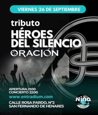 Tributo Héroes del Silencio - Oración  en Madrid