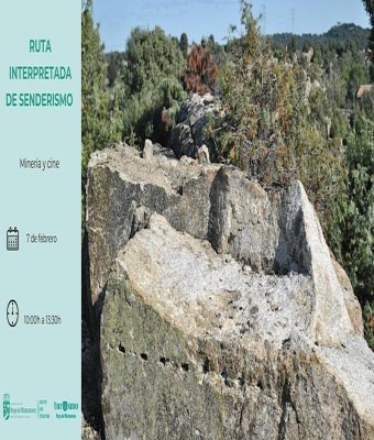 Ruta interpretada  de senderismo “Minería y cine” en Hoyo de Manzanares