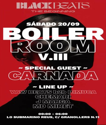 BOILER ROOM V.3 - BLACKBEATS en Tarragona