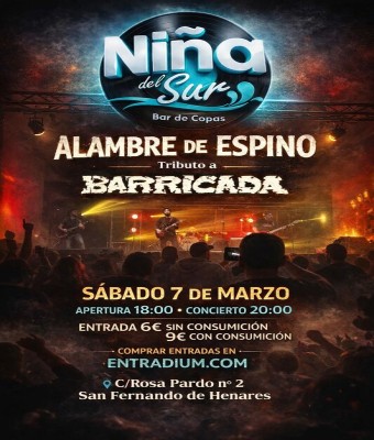 Tributo a Barricada - Alambre de espino en Madrid