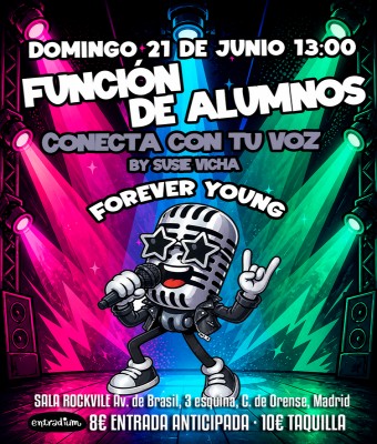FOREVER YOUNG  Concierto Vocal en Directo  Alumnos Conecta con tu voz By Susie Vicha en Madrid