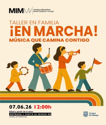 Taller Familiar "¡En marcha! Música que camina contigo" en Málaga