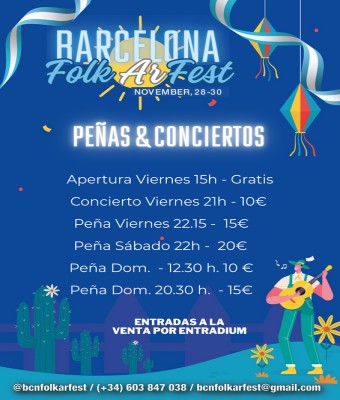Barcelona FOLK AR FEST - Peñas 