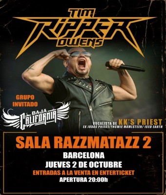 Ripper Owens + Baja California en Barcelona