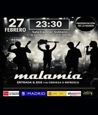 Malamía - Tributo Pop-Rock en Madrid