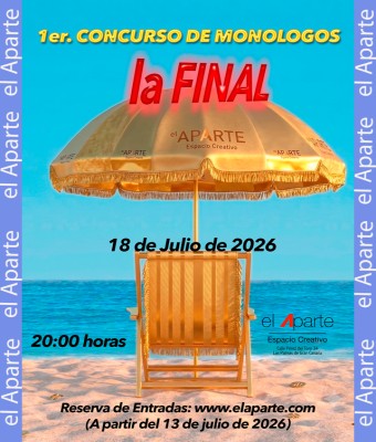 FINAL CONCURSO MONOLOGOS en Palmas, Las