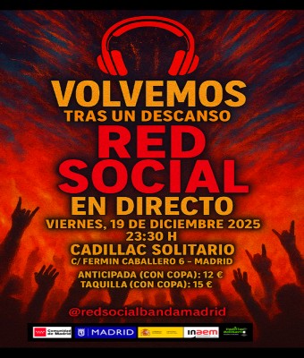 Red Social - Tributo Pop-Rock en Madrid