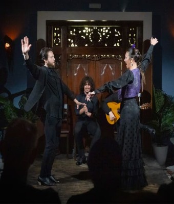 Espectáculo de flamenco íntimo en el corazón de Triana en Seville