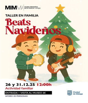 Taller familiar "Beats navideños" en Málaga
