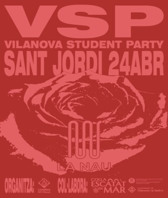 Vilanova Student Party Sant Jordi en Barcelona