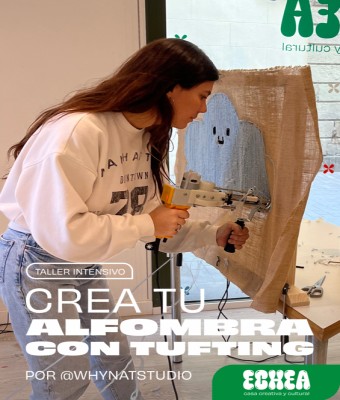 INTENSIVO DE TUFTING: CREA UNA ALFOMBRA O TAPIZ! en Barcelona