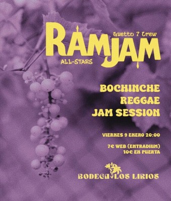 RAM JAM ALL-STARS LOS LIRIOS en Palmas, Las