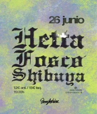 Hetta + Foscø + Shibuya  en Valencia/València