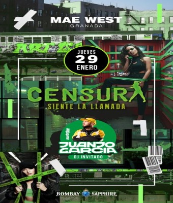Discoteca Mae West Granada - Juernes 29 Enero de Censura