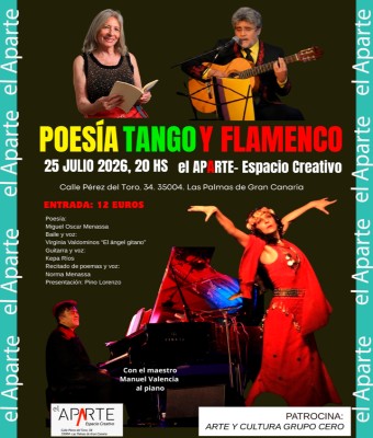 POESÍA, TANGO Y FLAMENCO en Palmas, Las
