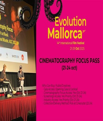 Cinematography Focus Pass -  Mallorca Film Festival (21-24/10/25) en Palma de Mallorca