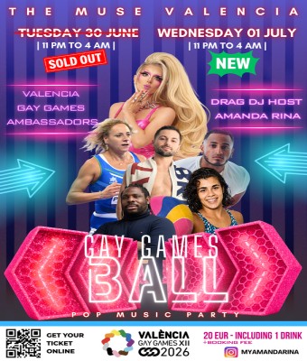 Gay Games Ball - 2nd NIGHT !! en Valencia/València