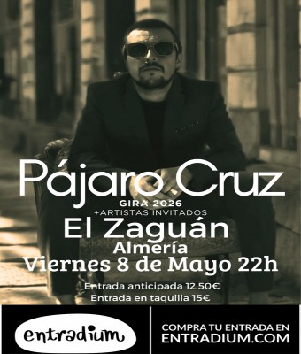 Concierto Pájaro Cruz en Almería (Sala El Zaguán)
