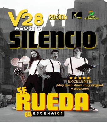 Impro Mutis: SILENCIO, SE RUEDA, en Escena 101 en Balears, Illes