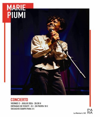 MARIE PIUMI · concierto en Santa Cruz de Tenerife
