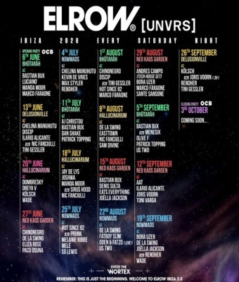 elrow Ibiza x [UNVRS] - 04/07/2026 en Illes Balears