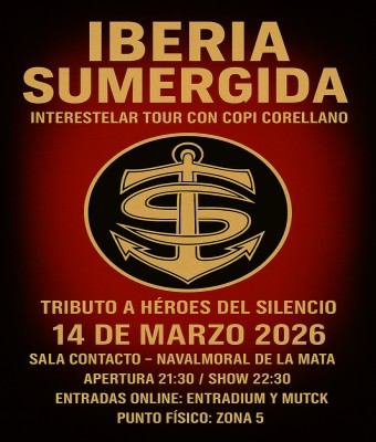 Iberia Sumergida con Copi Corellano en Navalmoral de la Mata - Sala Contacto en Cáceres