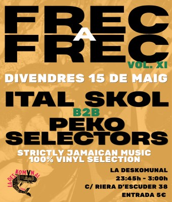 FREC A FREC vol. XI en Barcelona