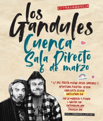 LOS GANDULES en CUENCA, SALA DIRECTO