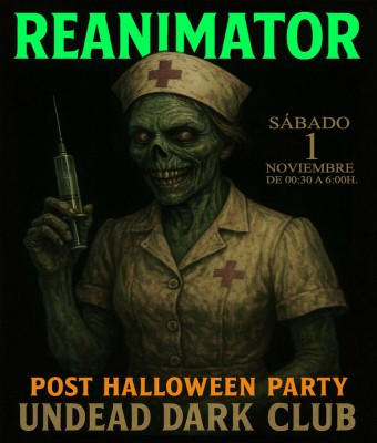 REANIMATOR (Post Halloween Party) en Barcelona