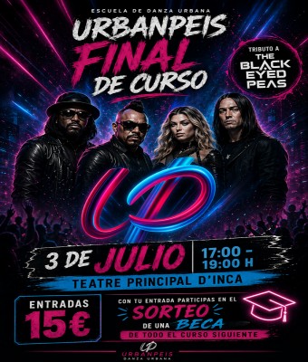 URBANPEIS - TRIBUTO BLACK EYED PEAS Final de Curso 25-26 en Balears, Illes