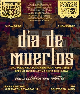 "Show de Día de Muertos" de la House of Gad en Madrid