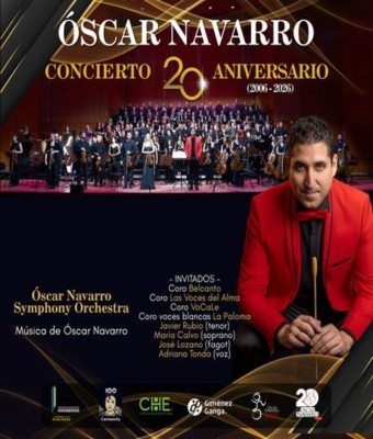 Concierto XX Aniversario - Óscar Navarro en MADRID