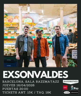 EXSONVALDES EN SALA RAZZMATAZZ, BARCELONA