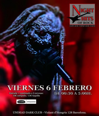 night hits of rock en Barcelona