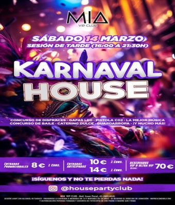 KARNAVAL HOUSE en Málaga