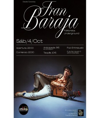Fran Baraja en Pub Entresuelo  en Granada