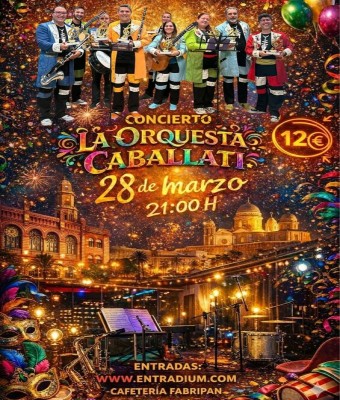 La orquesta caballati en Cádiz