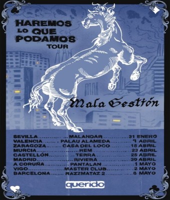 Mala Gestión en VALENCIA / "Haremos lo que podamos Tour 2026"