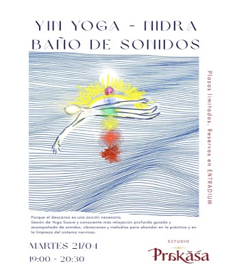 Yin Yoga  Nidra  Viaje de Sonidos en Barcelona